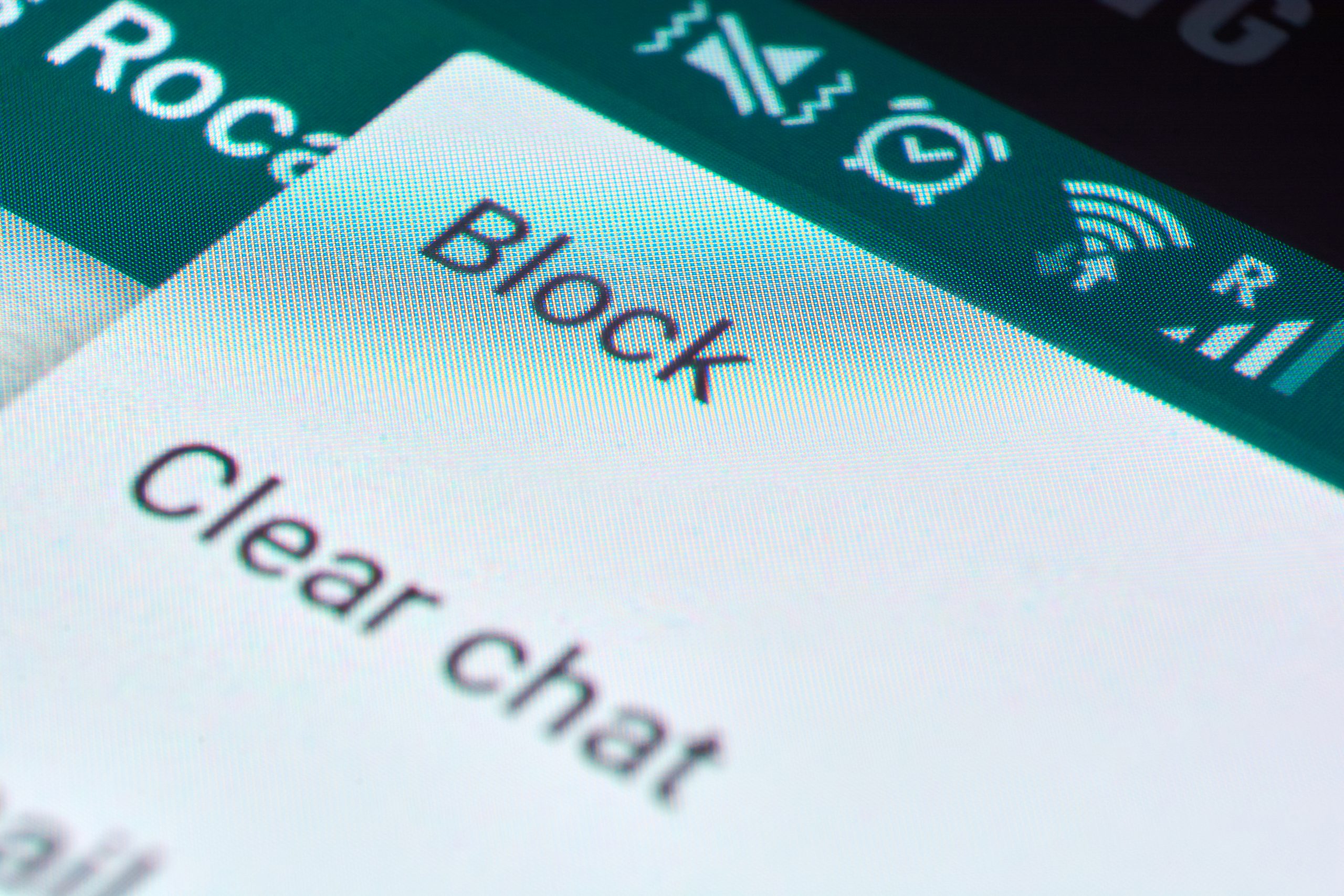 Whatsapp - block contact